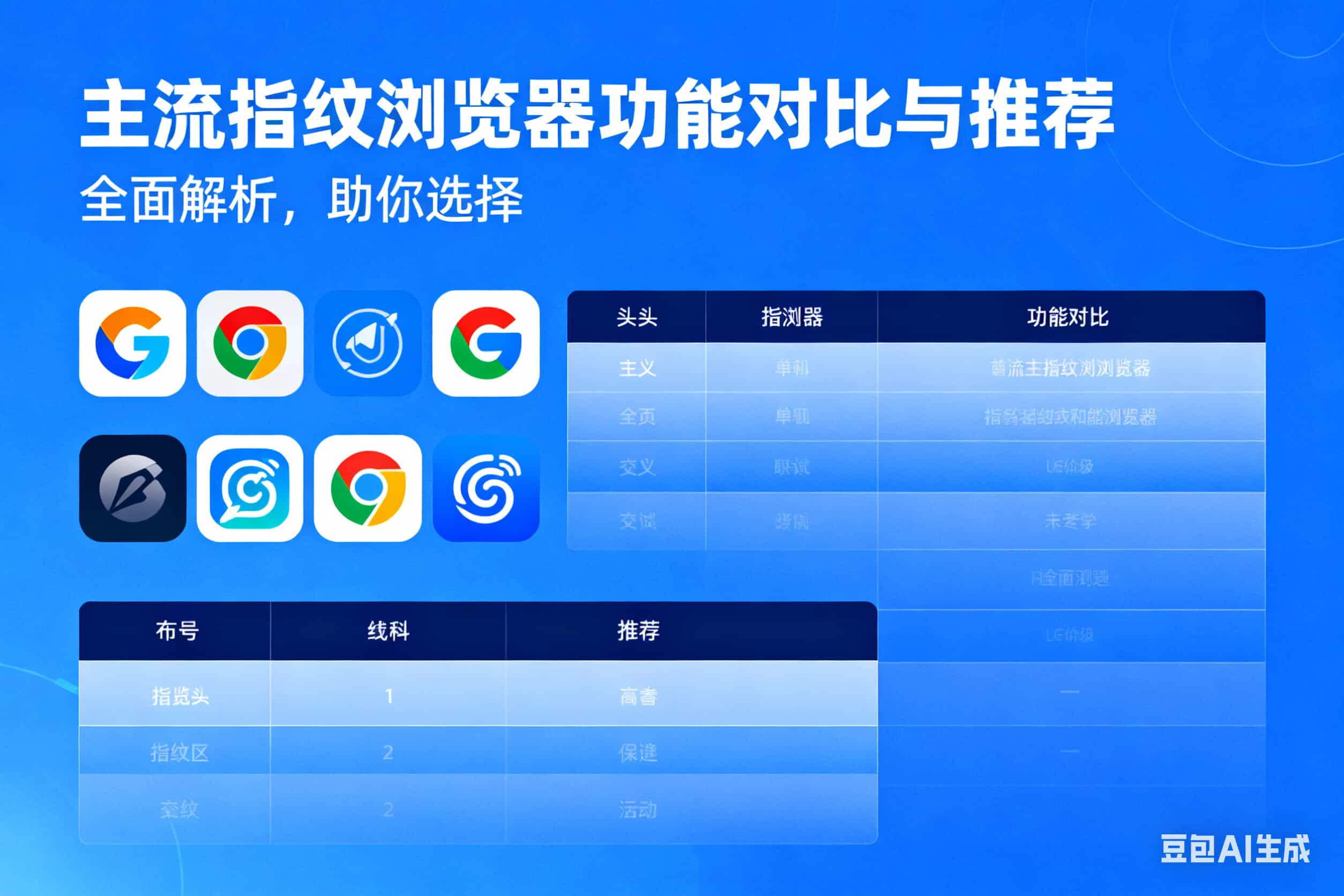 主流指纹浏览器功能对比和推荐