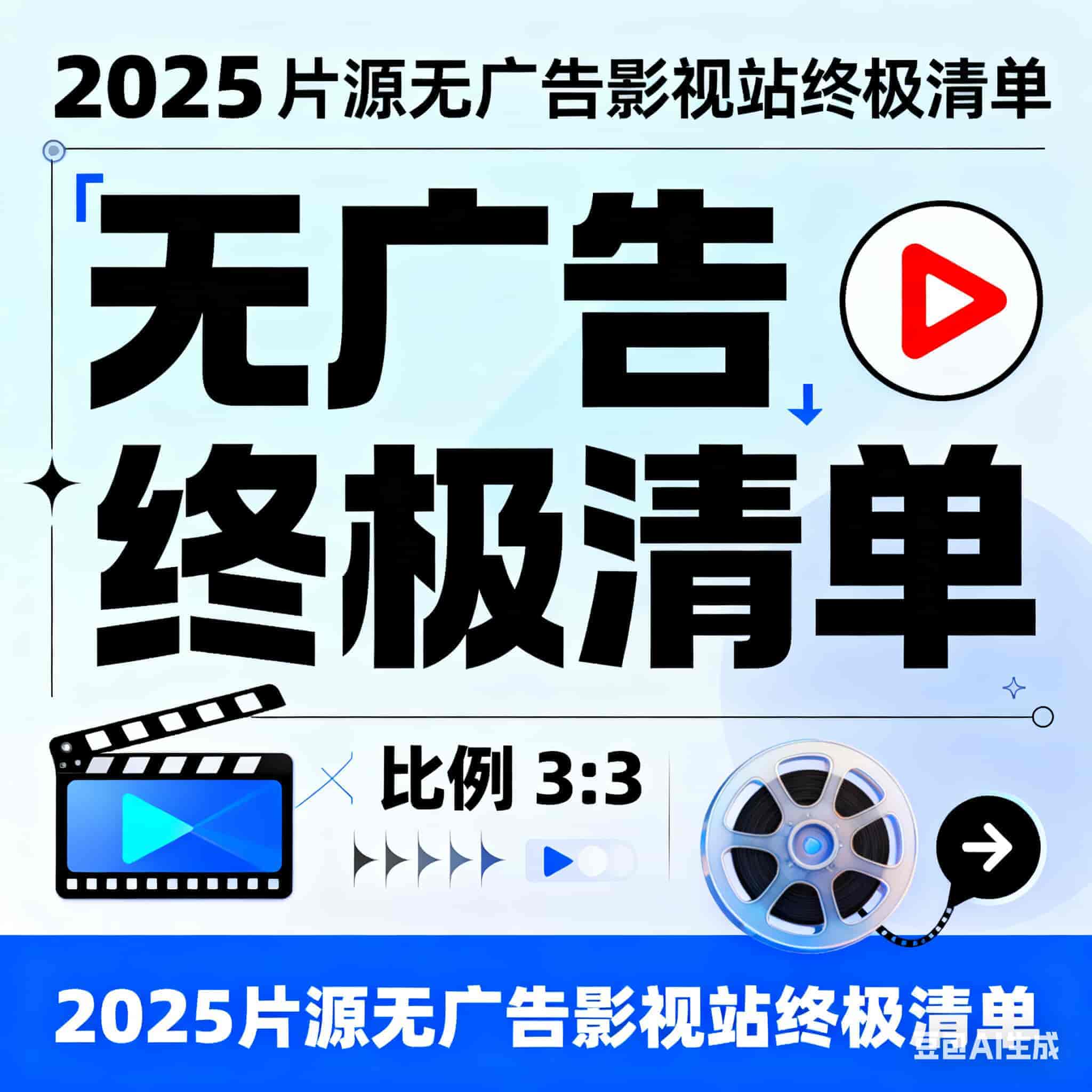 2025 片源无广告影视站终极清单 | 影视资源库